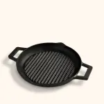 مقلاة جريل بمقبضين – Alma Cast Iron