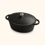 حلة فرن بيضاوي (Dutch Oven) 27 سم – Alma Cast Iron