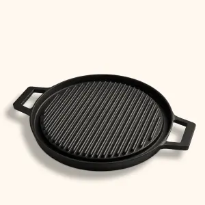 جريل دائري مزدوج الوجه – Alma Cast Iron