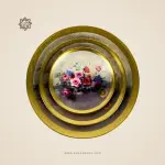 طقم أطباق ديزين ليموج إيطالي – 3 قطع