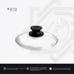 غطاء AMT زجاج دائري حراري – مقاس 18 سم