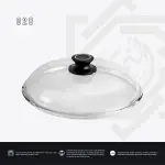 غطاء AMT زجاج دائري حراري – مقاس 28 سم