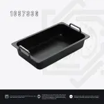 طاجن مستطيل بيد – ارتفاع 10 سم، مقاس 32.5×34.5 سم