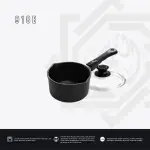 كسرولة AMT بفتحتين جانبيتين + غطاء – مقاس 18 سم