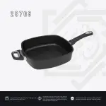 مقلاية AMT مربعة 2 يد – مقاس 28 سم ارتفاع 7 سم