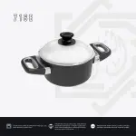 حلة AMT بالغطاء – مقاس 16 ارتفاع 8.5سم