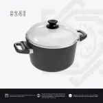 حلة AMT بالغطاء – مقاس 24 ارتفاع 14سم