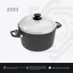 حلة AMT بالغطاء – مقاس 28 ارتفاع 16سم