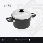 حلة AMT بالغطاء – مقاس 20 ارتفاع 12سم