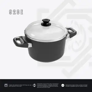 حلة AMT بالغطاء – مقاس 20 ارتفاع 12سم