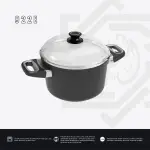 حلة AMT بالغطاء – مقاس 22 ارتفاع 14سم