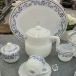 طقم أركوبال تيلاندي 58 قطعة ماتشينج Lanna Pearl