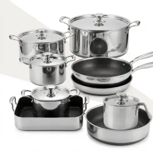 طقم حلل Fissler ستيل تيتانيوم 14 قطعة