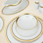 طقم سفرة رويال الفريدو 112 قطعة بورسلين – MO:005G