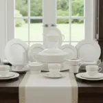 طقم سفرة رويال الفريدو 112 قطعة بورسلين – MO:006D