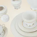 طقم سفرة رويال الفريدو 112 قطعة بورسلين – MO:006