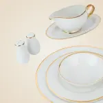 طقم سفرة رويال الفريدو 112 قطعة بورسلين – MO:009