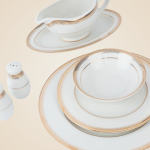 طقم سفرة رويال الفريدو 112 قطعة بورسلين – MO:010