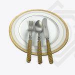 سيرفيس برتغالي هيردمار 75 قطعة – دهبي مط – 096