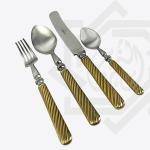 سيرفيس برتغالي هيردمار 75 قطعة – دهبي مط – 096