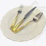 سيرفيس برتغالي هيردمار 75 قطعة – ذهبي وفضي ماط – 248