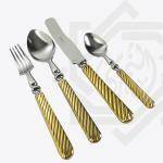 سيرفيس برتغالي هيردمار 75 قطعة – دهبي لامع – 401