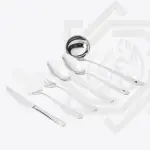 طقم توزيع هيردمار 6 قطع استانلس ستيل فضي ماط – 494