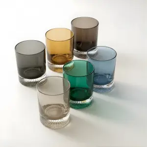 طقم كاسات تقديم عصير 6 قطع – زجاج فاخر من رويال ألفريدو 9DM