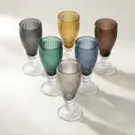 طقم كاسات تقديم عصير 6 قطع – زجاج فاخر من رويال ألفريدو X3M