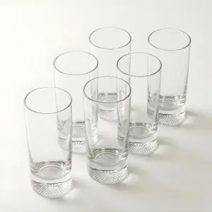 طقم كاسات تقديم عصير 6 قطع – زجاج فاخر من رويال ألفريدو11 HC