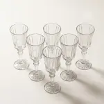 طقم كاسات تقديم عصير 6 قطع – زجاج فاخر من رويال ألفريدو 54C