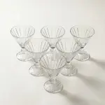 طقم كاسات تقديم عصير 6 قطع – زجاج فاخر من رويال ألفريدو 53C