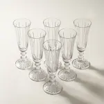 طقم كاسات تقديم عصير 6 قطع – زجاج فاخر من رويال ألفريدو 51C