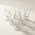 طقم كاسات تقديم عصير 6 قطع – زجاج فاخر من رويال ألفريدو 52C