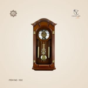 ساعة كلاسيك Big Ben خشب انجليزي بندول - بني