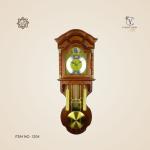 ساعة كلاسيك Big Ben خشب انجليزي بندول - بني