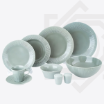 طقم عشاء نوريتاكي بورسلين 40 قطعة – أخضر فاخر