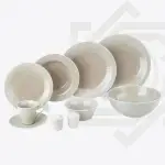 طقم عشاء نوريتاكي بورسلين 40 قطعة – بيج فاخر