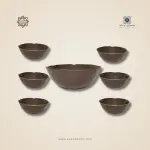 طقم خشاف رويال ألفريدو 7 قطع زجاج بنفسجي