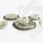 طقم عشاء أورجانيك رويال ألفريدو 36 قطعة بورسلين – كود: OR-06