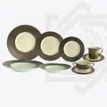 طقم عشاء رويال ألفريدو 44 قطعة – بيج – GALAXY