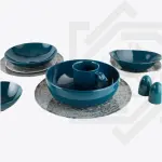 طقم عشاء رويال ألفريدو 36 قطعة – ديجيتال أزرق – CP-03