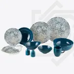 طقم عشاء رويال ألفريدو 36 قطعة – ديجيتال أزرق – CP-03