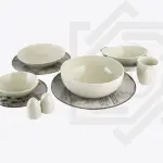 طقم عشاء رويال ألفريدو 36 قطعة – ديجيتال أوف وايت – CP-04