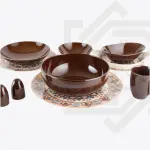 طقم عشاء رويال ألفريدو 36 قطعة – ديجيتال بني – CP-07