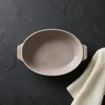طقم طاجن فرن بورسلين رويال ألفريدو بيضاوي 2 قطعة بيد – 43 × 23 × 10.8 سم